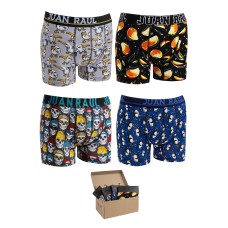TEET Premium Erkek Boxer Pamuklu Desenli 4'lü Set K2
